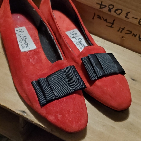 L.J. Simone Vintage Suede Heels - Picture 7 of 11